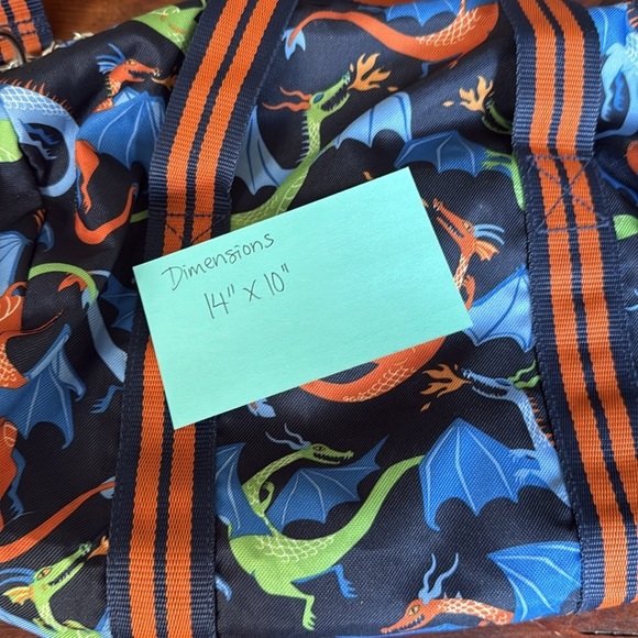 Pottery Barn Kids Dragon Print Overnight Duffle - Picture 5 of 5